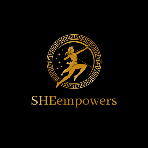 SHEempowers - luxurious design of a woman preferrably in some kind of a circle to appeal to women professionals Design by ropix