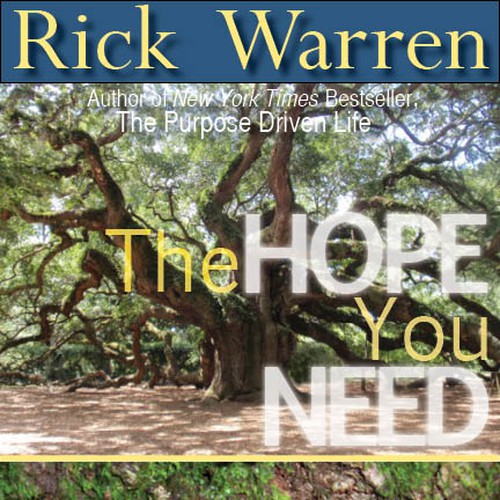 Design Rick Warren's New Book Cover Design por threeBARK