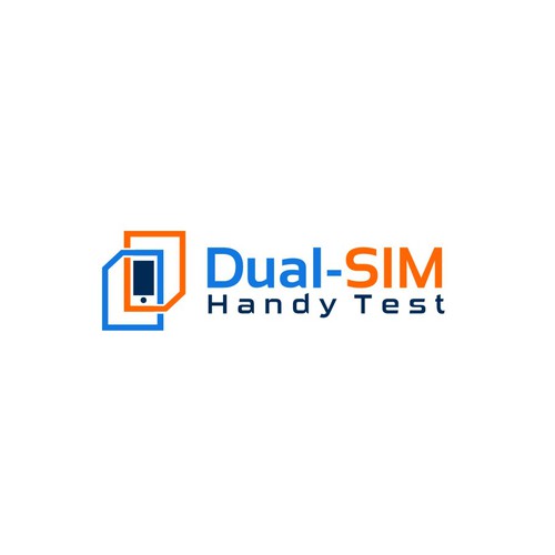 1 fresh logo for a website reviewing 2-SIM smartphones Design by HenDsign™