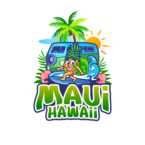 A T-Shirt Design to appeal to travelers to Maui Hawaii Design by Ongie