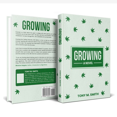 I NEED A BOOK COVER ABOUT GROWING WEED!!! Diseño de HRM_GRAPHICS