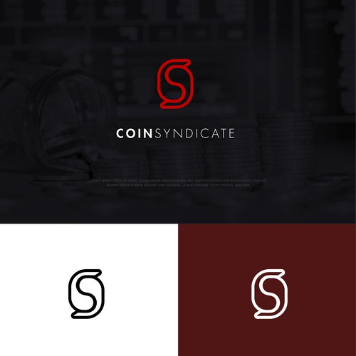 Logo for Coin Syndicate Influencer Agency Design by Bipardo