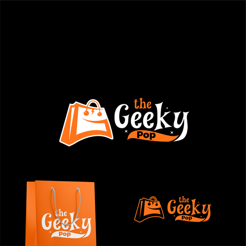 create a modern logo for a geek site Design by DX Raven Design