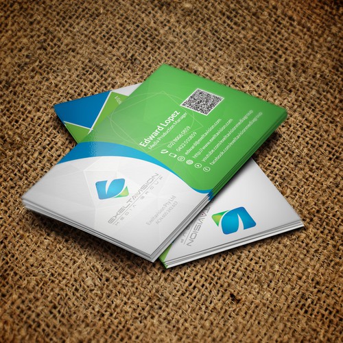 Business Card to represent THREE Service Divisions Design by Twin Ashek Masum