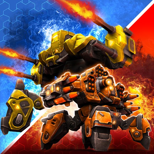 Mobile Robot Game Icon for Google/Apple stores Design von igorart5