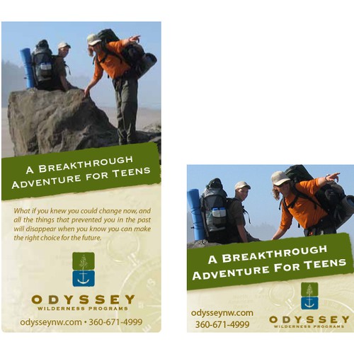 Create the next banner ad for Odyssey Wilderness Programs Design by RavenGraphicDesign
