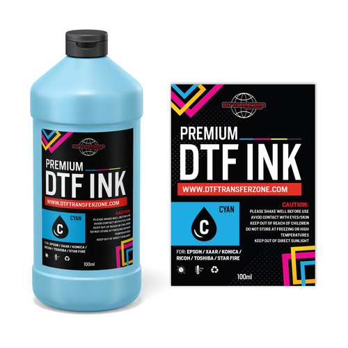 Pigment Ink Label Redesign Needed 5x7 Design by Manthanshah