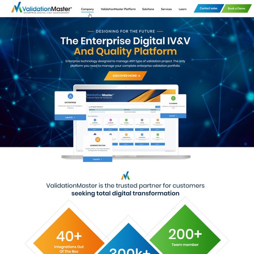 ValidationMaster Digital IV&V Website Re-Design Project Design by pb⚡️