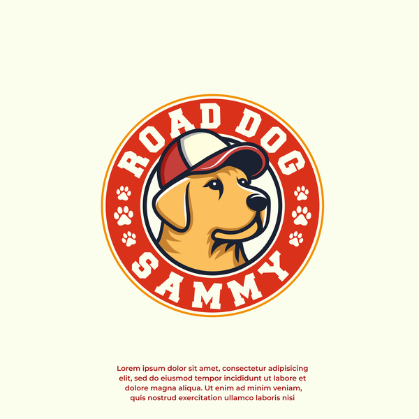 Design by Kyutimood ♥ titled "Fun Road Dog Logo for Trucking Agency Needed"