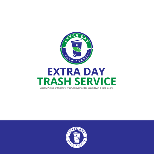 Trash Service Logo Design by ray