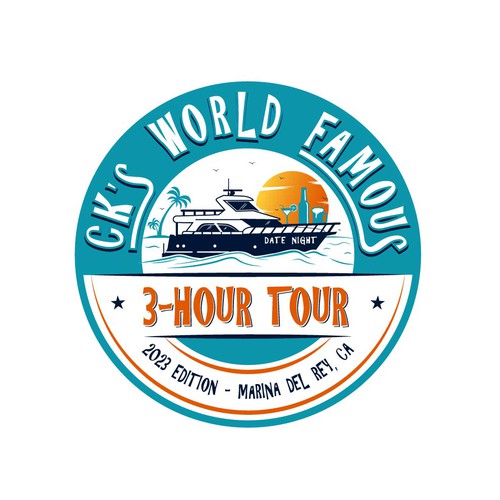 Travel Logo for Boat Tour Design by Warmanni