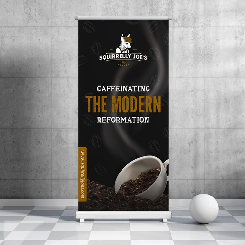 Coffee Company Trade Show Banner Design by AliDesign2023✅