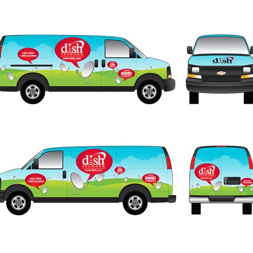 V&S 002 ~ REDESIGN THE DISH NETWORK INSTALLATION FLEET Design by hiddengood
