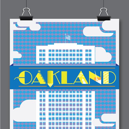 Community Contest: Create a great poster for 99designs' new Oakland office (MULTIPLE WINNERS!) Réalisé par rizkia