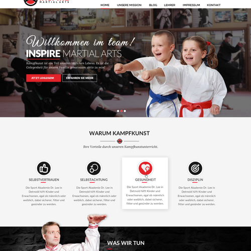 Landing page design contest entry by FaTiH™