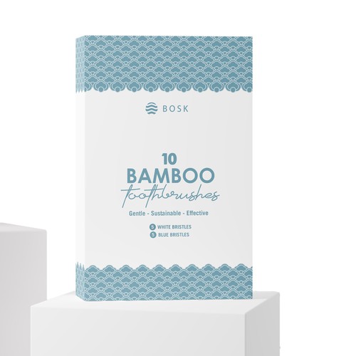 Design a feminine and minimalist packaging for a brand of sustainable oral care products Design by Budour A.