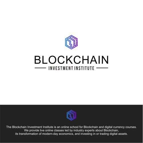 Blockchain creative logo contest Design by kunz