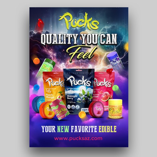 Searching for compelling advertisement for Cannabis edible brand Design by Rgraphic@