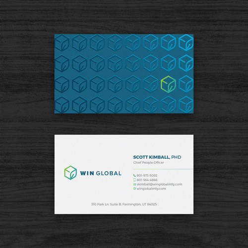 RakibhさんのWIN Global Business Card Designデザイン