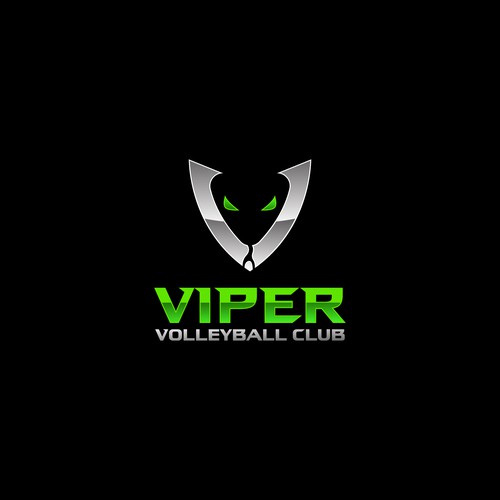 Diseño de Club Volleyball logo - Viper volleyball de Artborg™