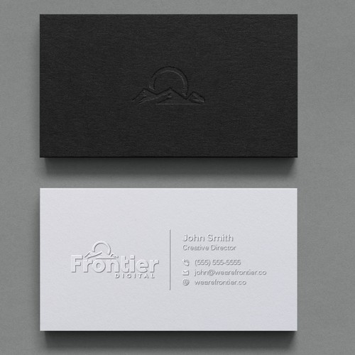 Create a business card with a rock solid brand Design von Xclusive16