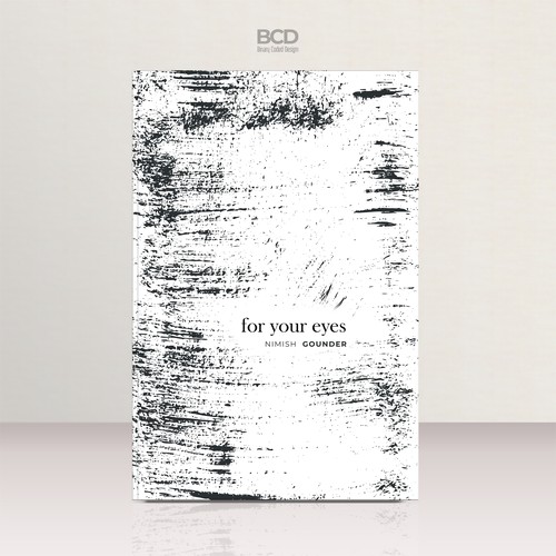 for your eyes- poetry and journal book cover Design by BCD∞