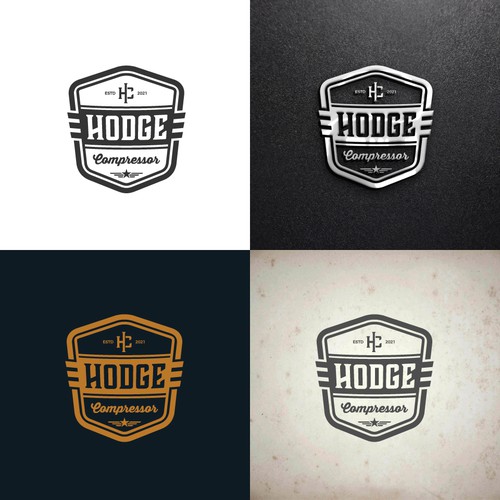 VINTAGE INDUSTRIAL BRAND LOGO Design by JeoPiXel