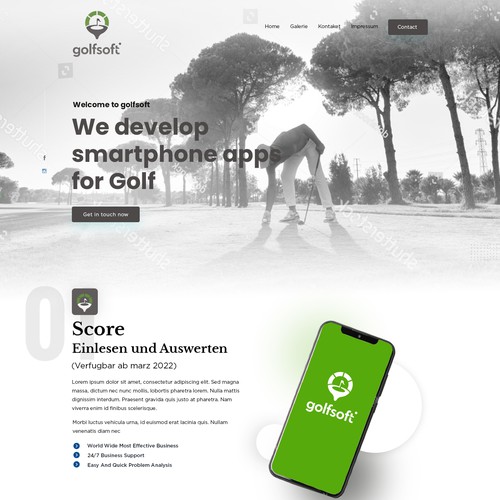 Web page design contest entry by FuturisticBug