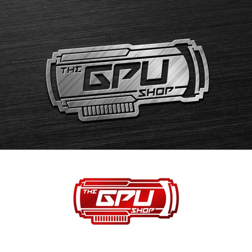 Create a futuristic logo for "The GPU Shop" Design by tetu sign