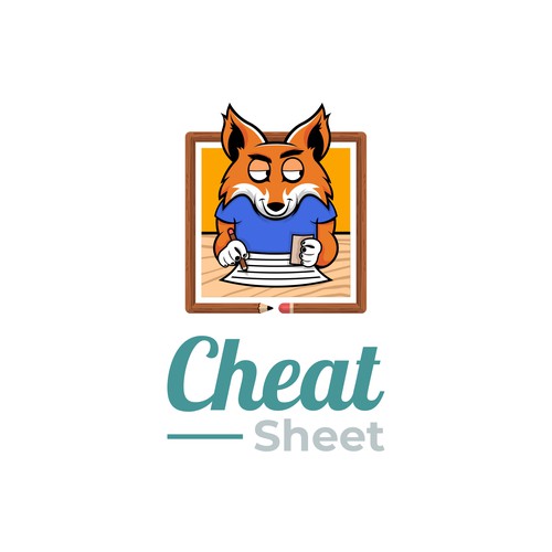 Unique descriptive combo mascot Logo that embodies the action of cheating on a test & shortcuts Design von DevDevit   ★ ★ ★ ★ ★