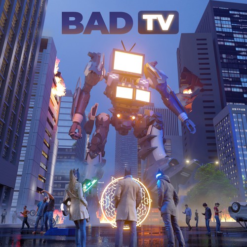 Bad Tv EP Artwork Design by Rightant Design