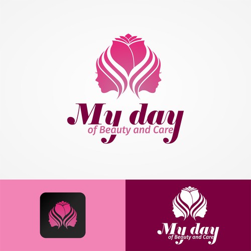 Attractive Logo of Provide beauty services (Hair, make up,etc.) appointments with salons and