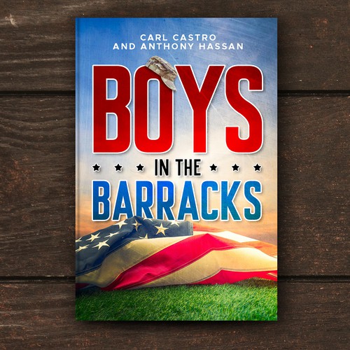 We need a compelling book cover to show life in the US ARMY today AFTER two decades of war. Design by radeXP