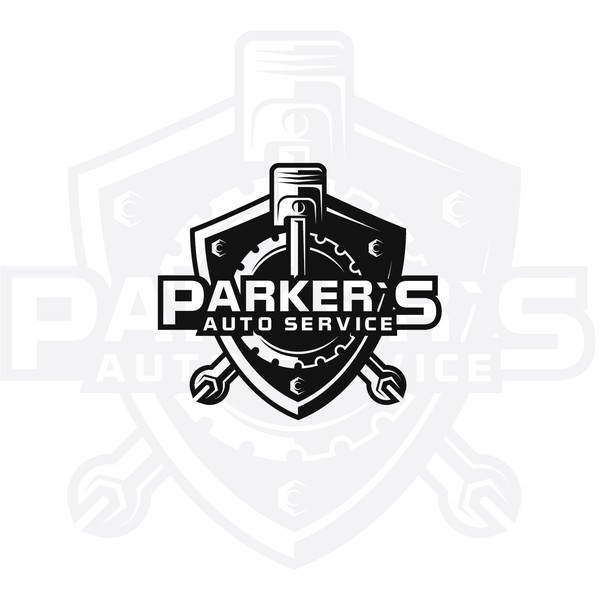 Auto service logo concept