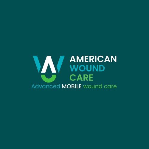 Clean logo for mobile wound care center Design by Designs Any How