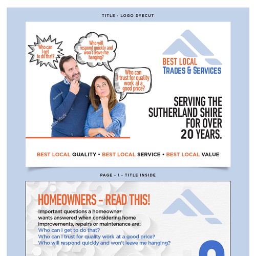 Design a Powerful New Flyer for Best Local Trades & Services Design by Muhammad Shahrooz