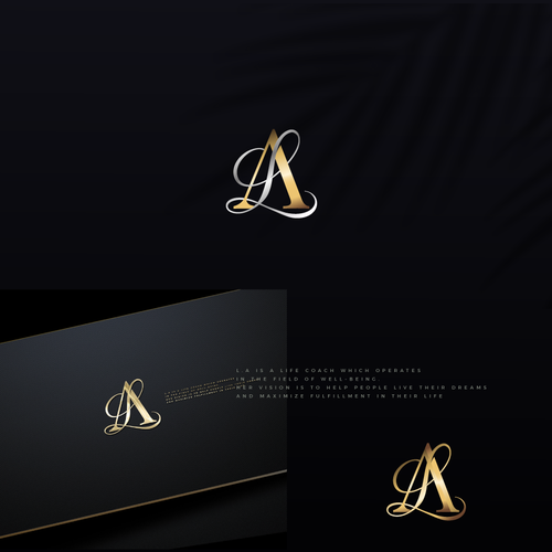 Make Gold Metallic letters jump off the page to help inpsire people to live their dreams Design by CrissVons