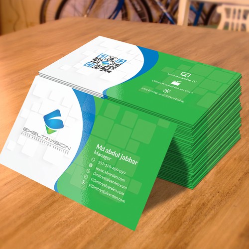 Business Card to represent THREE Service Divisions Design by Twin Ashek Masum