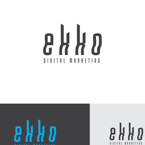 SIMPLE LOGO - ekko Letters then dm after Design by Dezineexpert⭐