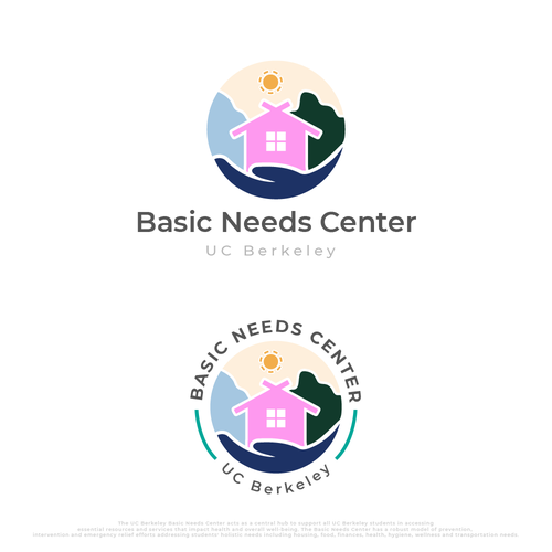 Design a dynamic logo for a transformative center addressing basic needs of college students Design by ObahOlah✅