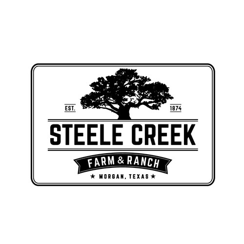 Classic Texas Ranch Logo that will adorn gates throughout farm Design réalisé par Prosperus