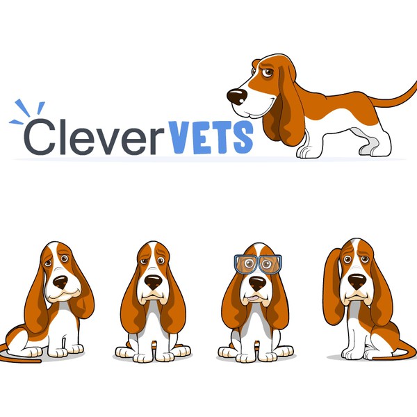 Cute character mascot for application