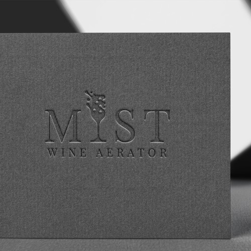 Wine Mist Logo Design by Stebelska Design