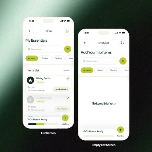 Designs | Design a modern mobile app interface for outdoor & travel ...