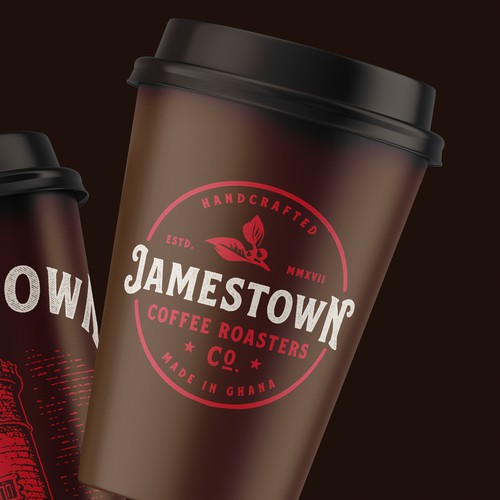 Coffee To-Go Cup Design for Cafe in Ghana Réalisé par Maxim Labels