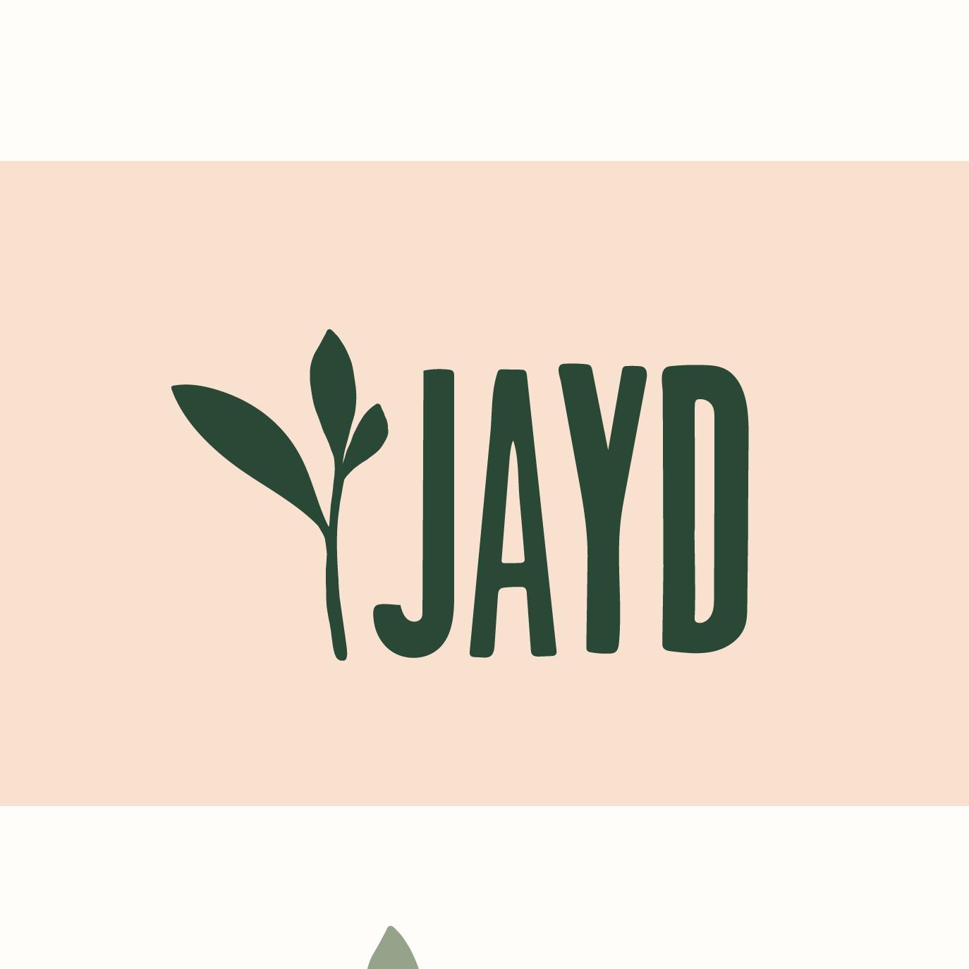 Jade logo with the title 'Brand Identity Design for Jayd'