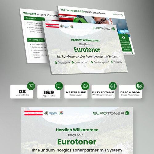 PowerPoint template contest entry by SN Asha