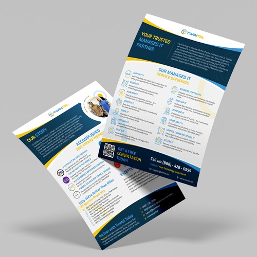 Twintel Service Advertisement Design by Albion Designs