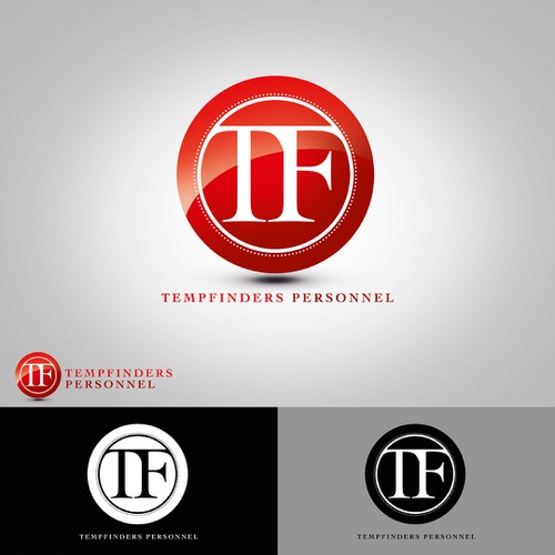 logo for Tempfinders Personnel Design by Helios11