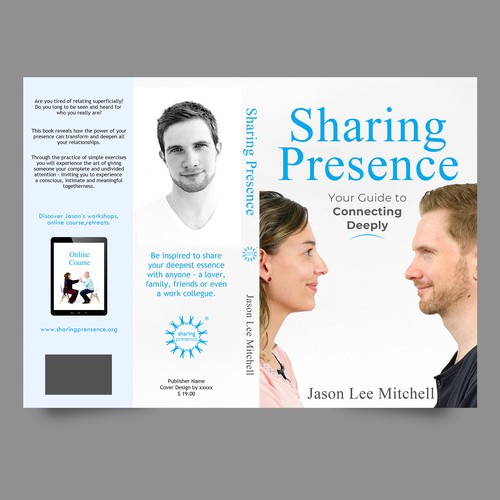 Mindfulness Book Cover on Sharing Presence Design by Yna